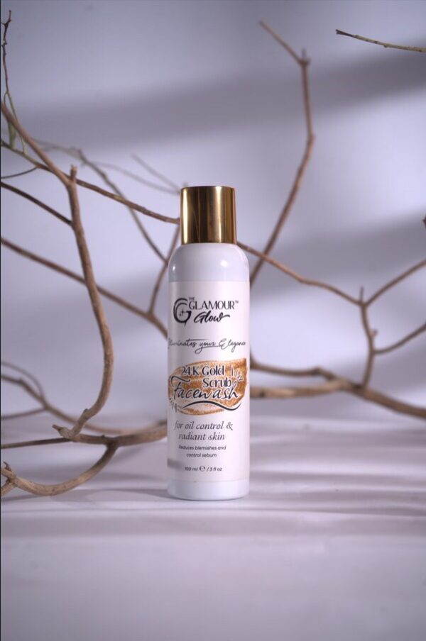 Radiance Boost Bundle: 24K Gold Scrub Face Wash & Vitamin C Serum - Image 3